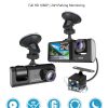 Three Channel Car Hd Dashcam