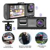 Three Channel Car Hd Dashcam