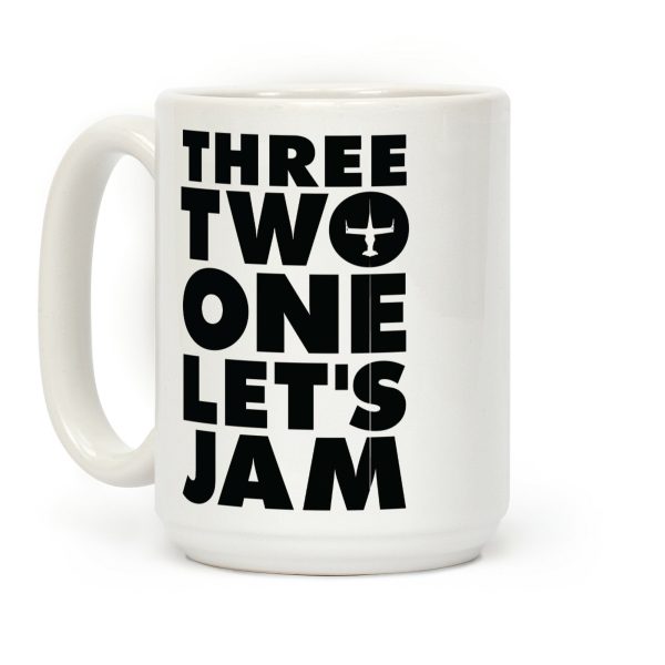 Three Two One Let's Jam Cowboy Bebop Coffee Mug