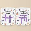 Through Generations, Love Is The Thread That Binds Us - Family Personalized Custom 3D Inflated Effect Printed Mug - Gift For Mom, Grandma