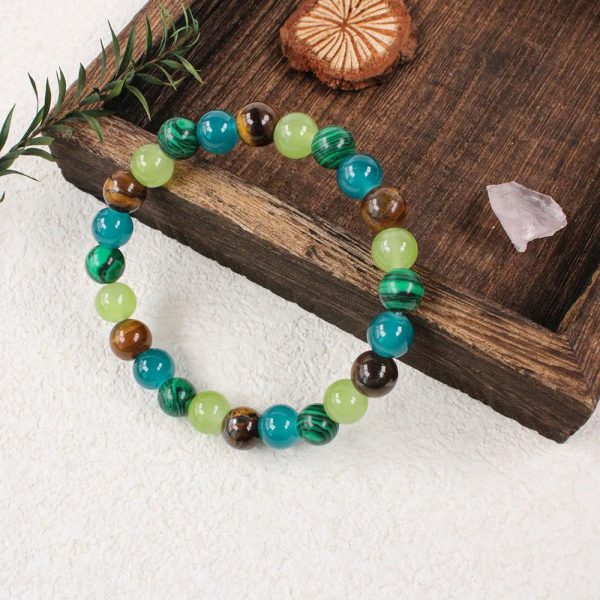 Tiger Eye Natural Stone Beaded Bracelet