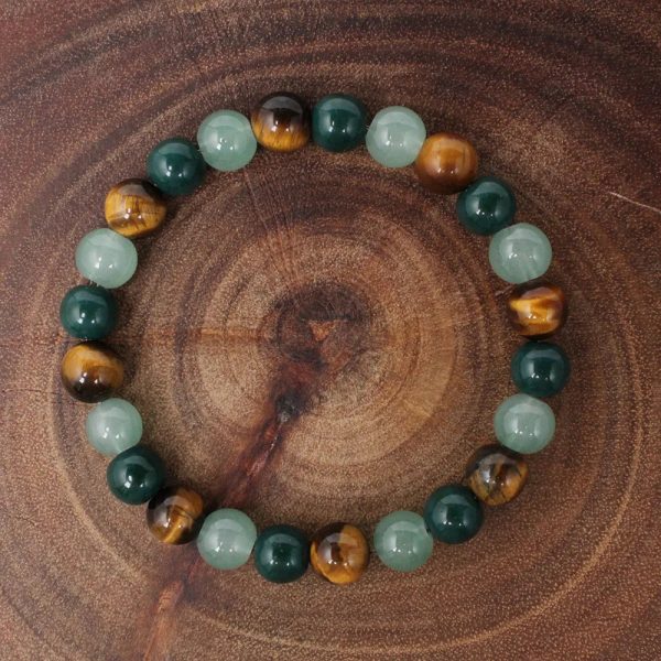 Tiger Eye Natural Stone Beaded Bracelet