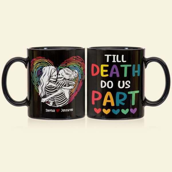 Till Death Do Us Part- Gift For Couple-Personalized Coffee Mug