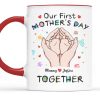 Tiny Toes, Big Love - Family Personalized Custom Mug - Mother's Day, Baby Shower Gift, Gift For First Mom