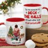 Tis The Season, Couple Gift, Personalized Mug, Funny Couple Mug, Christmas Gift