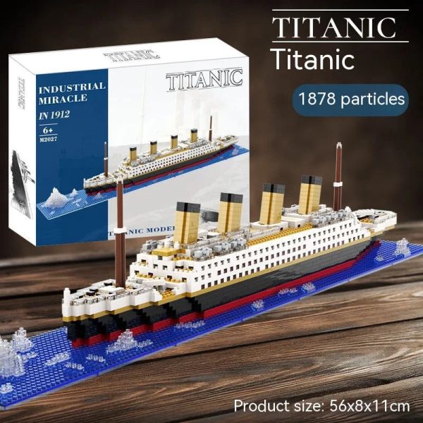 Titanic Giant Ship Boat Building Blocks