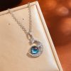 Titanium Steel Star Pendant Necklace in Gold Tone