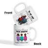 To Dad My Children Having You As Their Grandpa Back View Family Personalized Mug, Gift For Dad