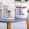 To Do List-Personalized Coffee Mug-Gift For Couples- Funny Couple Mug