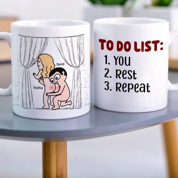To Do List-Personalized Coffee Mug-Gift For Couples- Funny Couple Mug