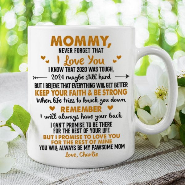 To Dog Mom Never Forget That I Love You - Personalized Mug