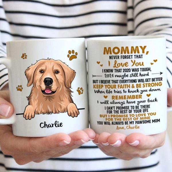 To Dog Mom Never Forget That I Love You - Personalized Mug