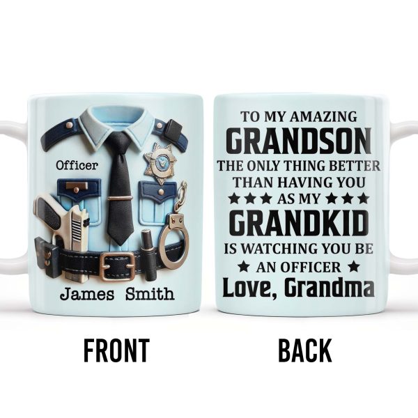 To My Amazing Grandson, The Only Thing Better Than Having You As My Grandkid - Personalized Custom Coffee Mug - OFC021_MG