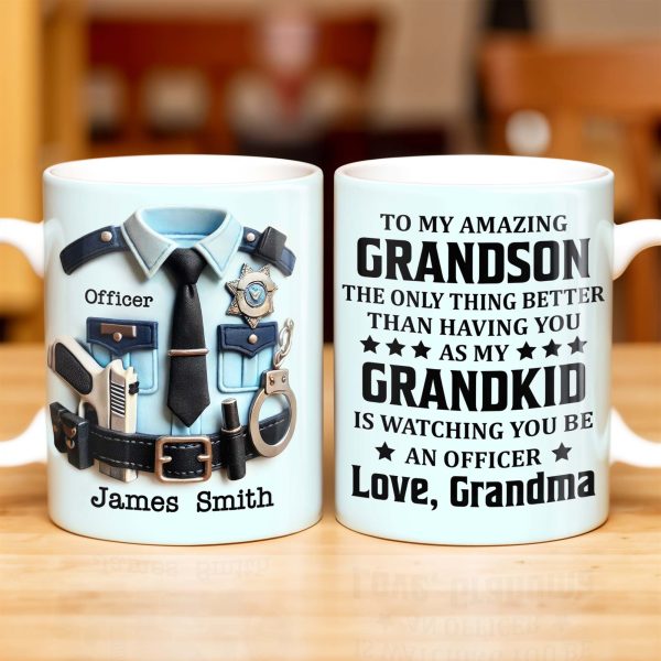 To My Amazing Grandson, The Only Thing Better Than Having You As My Grandkid - Personalized Custom Coffee Mug - OFC021_MG