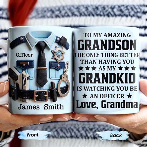 To My Amazing Grandson, The Only Thing Better Than Having You As My Grandkid - Personalized Custom Coffee Mug - OFC021_MG