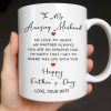 To My Amazing Husband Love And Heart - Personalized Custom Coffee Mug - HSB084_MG