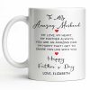 To My Amazing Husband Love And Heart - Personalized Custom Coffee Mug - HSB084_MG