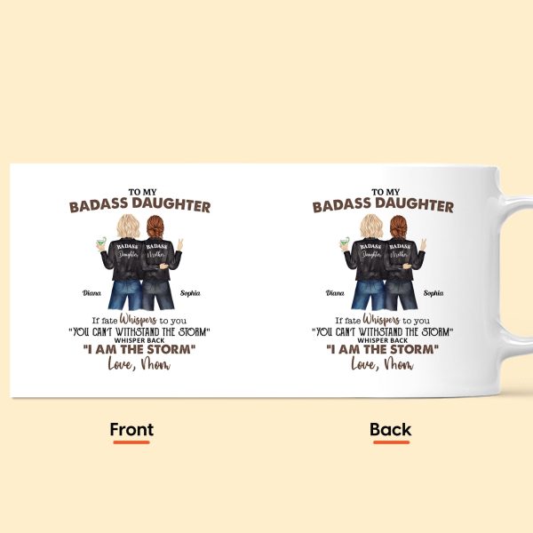 To My Bada** Daughter From Mom - Personalized Mug