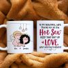 To My Beautiful Wife, Gift For Couple. Personalized Mug, Funny Couple Mug, Couple Gift