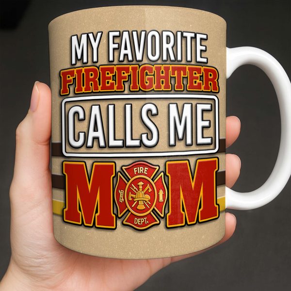 To My Beloved, 365 Days Of Bravery, Firefighter Pride - Personalized Custom Coffee Mug - MOM132_MG