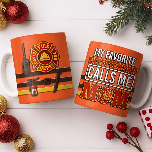 To My Beloved, 365 Days Of Bravery, Firefighter Pride - Personalized Custom Coffee Mug - MOM132_MG