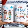 To My Best Friend, Tropical Friendship Promise - Personalized Custom Coffee Mug - BST183_MG
