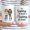 To My Bestie Christmas Standing Doll Besties In Snow Personalized Mug
