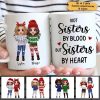 To My Bestie Christmas Standing Doll Besties In Snow Personalized Mug