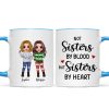 To My Bestie Christmas Standing Doll Besties In Snow Personalized Mug