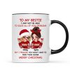 To My Bestie Sassy Girls Personalized Mug, Funny Christmas Gift For Sisters
