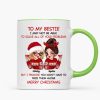 To My Bestie Sassy Girls Personalized Mug, Funny Christmas Gift For Sisters