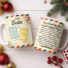 To My Bestie With Postage Stamp Design - Personalized Custom Coffee Mug - BST532_MG