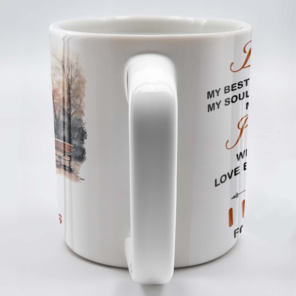 To My Boyfriend Soulmate And Companion Love Message - Personalized Custom Coffee Mug - CPL269_MG