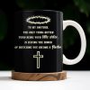 To My Brother, The Only Thing Better Than Being Your Little Sister, Cross And Holy Bible - Personalized Custom Coffee Mug - FTH097_MG
