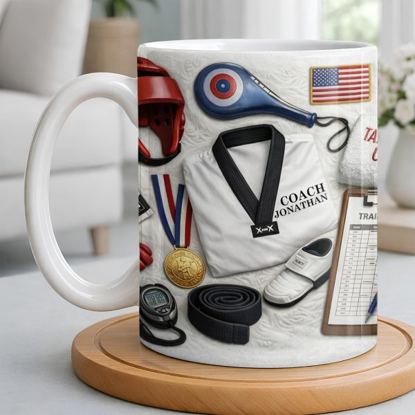 To My Coach, Thank You For Guidance And Support - Personalized Custom Coffee Mug - JBS101_MG