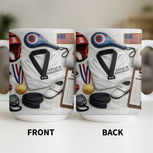 To My Coach, Thank You For Guidance And Support - Personalized Custom Coffee Mug - JBS101_MG