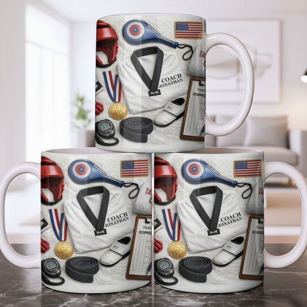 To My Coach, Thank You For Guidance And Support - Personalized Custom Coffee Mug - JBS101_MG