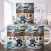 To My Courageous Sailor, Ship And Ocean Waves Design - Personalized Custom Coffee Mug - JBS103_MG