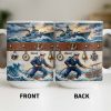 To My Courageous Sailor, Ship And Ocean Waves Design - Personalized Custom Coffee Mug - JBS103_MG