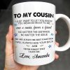 To My Cousin, You Mean So Much, Stars And Leaves - Personalized Custom Coffee Mug - FAM357_MG