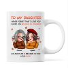 To My Daughter Fall Season Pretty Women Personalized Mug