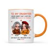 To My Daughter Fall Season Pretty Women Personalized Mug