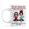 To My Daughter From Mom - Personalized Mug - Heartfelt Gift For Daughter