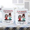 To My Daughter From Mom - Personalized Mug - Heartfelt Gift For Daughter