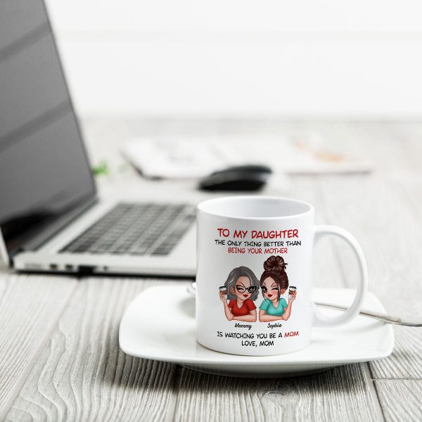 To My Daughter From Mom Personalized Mug