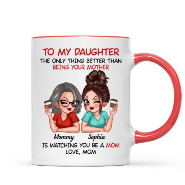 To My Daughter From Mom Personalized Mug