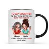 To My Daughter From Mom Personalized Mug