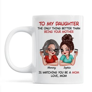 To My Daughter From Mom Personalized Mug