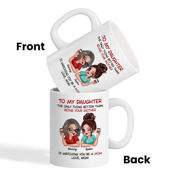 To My Daughter From Mom Personalized Mug