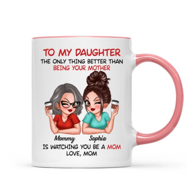 To My Daughter From Mom Personalized Mug
